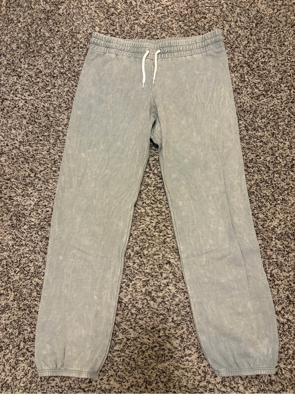 Monrow Gray Stone Washed Women's Drawstring Joggers